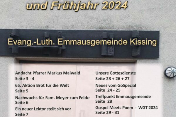 Emmaus Gemeindebrief Winter 2023